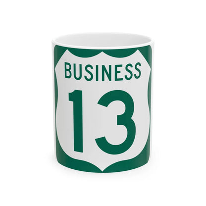 US 13 Business MD (Maryland) (Road Sign) White Coffee Mug 11oz - Go Mug Yourself
