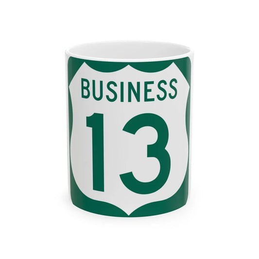 US 13 Business MD (Maryland) (Road Sign) White Coffee Mug 11oz - Go Mug Yourself