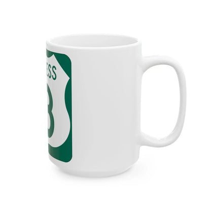 US 13 Business MD (Maryland) (Road Sign) White Coffee Mug - Go Mug Yourself