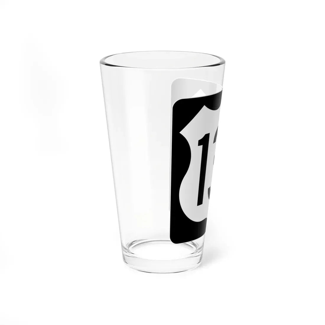 US 136 IA (Iowa) (Road Sign) Pint Glass 16oz - Go Mug Yourself