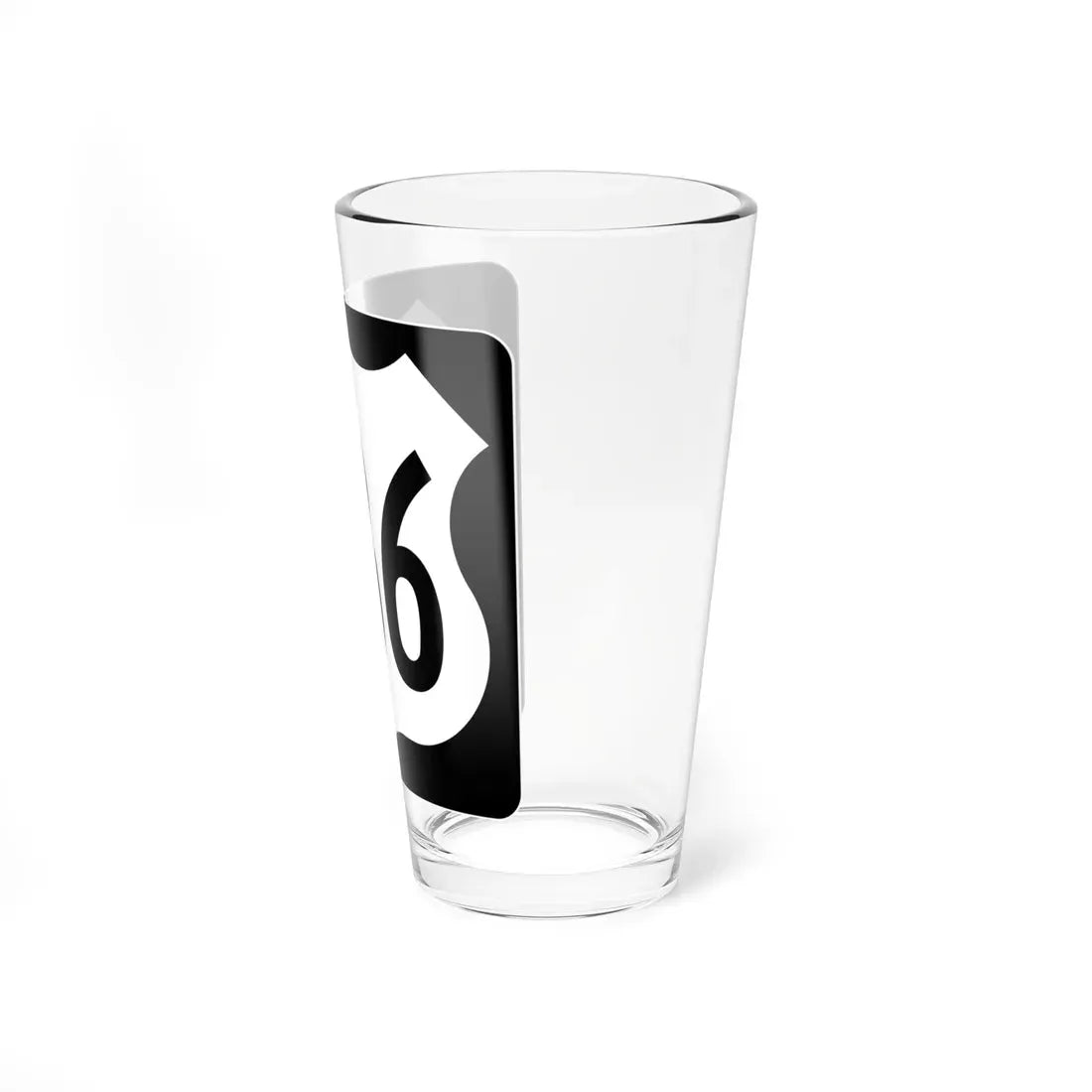 US 136 IA (Iowa) (Road Sign) Pint Glass 16oz - Go Mug Yourself