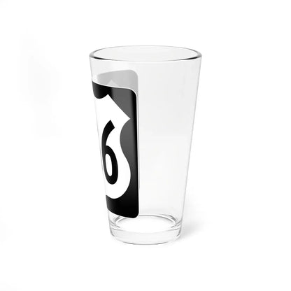 US 136 IA (Iowa) (Road Sign) Pint Glass 16oz - Go Mug Yourself