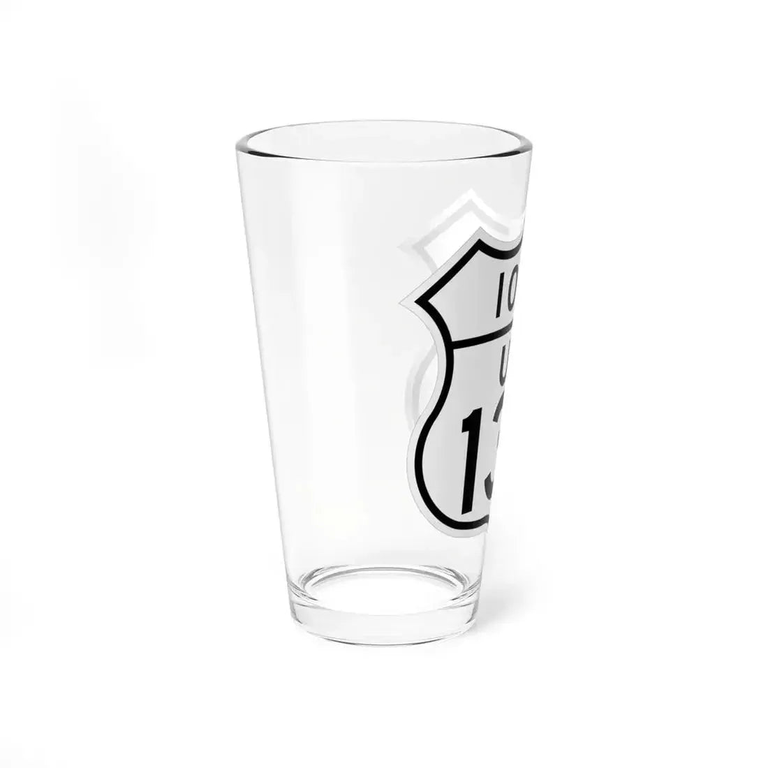 US 136 Iowa 1948 (Iowa) (Road Sign) Pint Glass 16oz - Go Mug Yourself