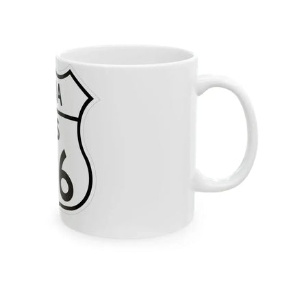 US 136 Iowa 1948 (Iowa) (Road Sign) White Coffee Mug - Go Mug Yourself