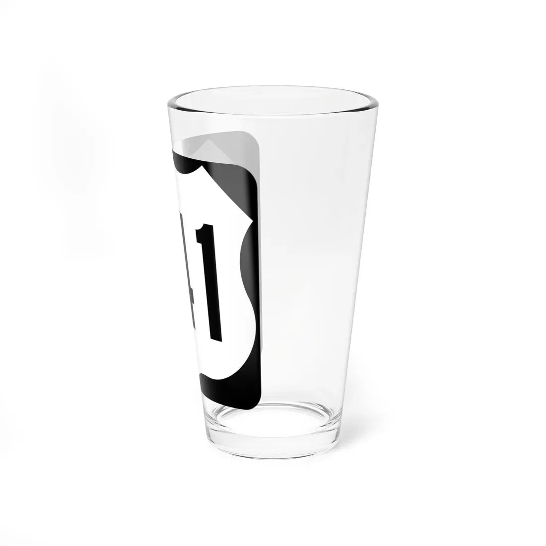 US 141 WI (Wisconsin) (Road Sign) Pint Glass 16oz - Go Mug Yourself