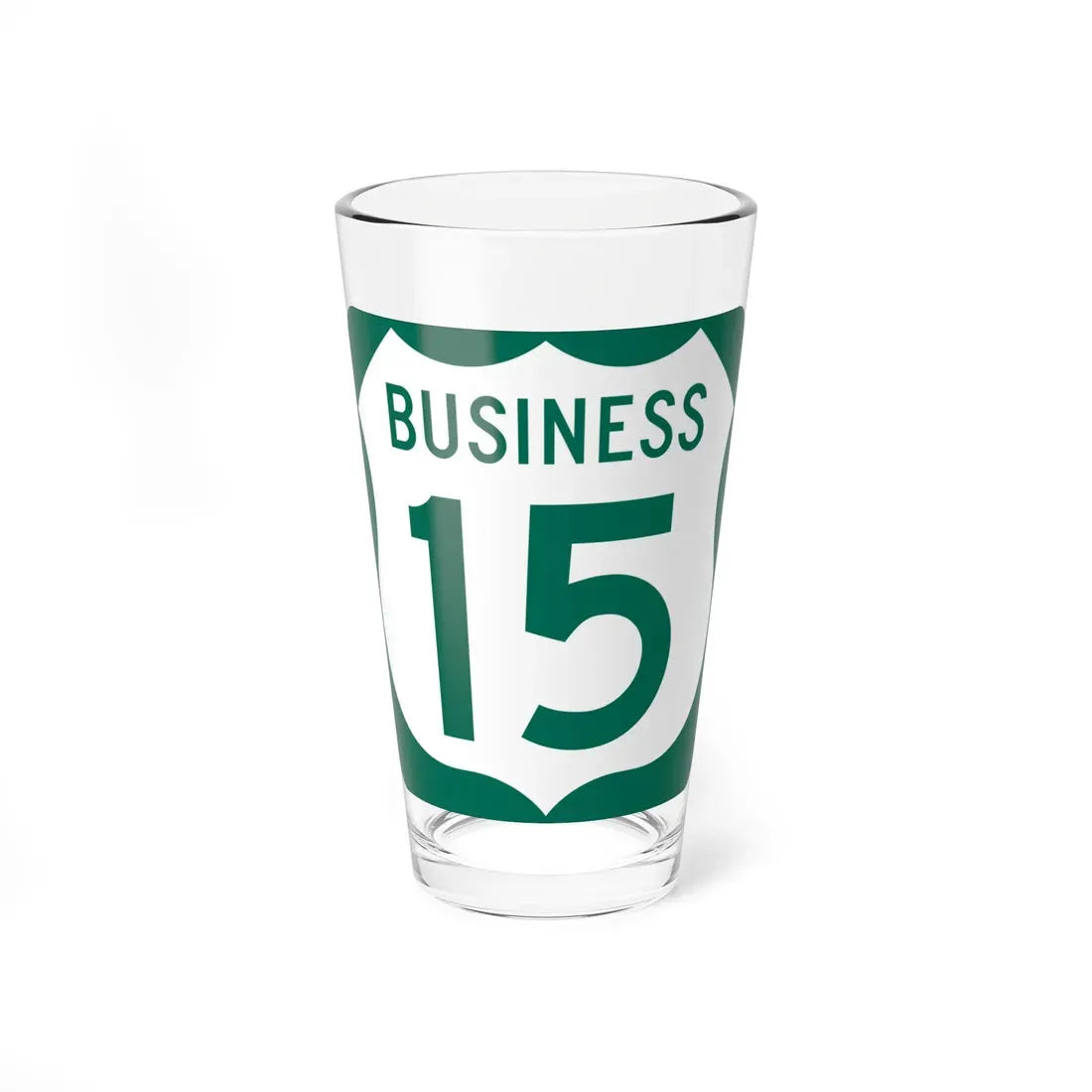 US 15 Business MD (Maryland) (Road Sign) Pint Glass 16oz 16oz - Go Mug Yourself