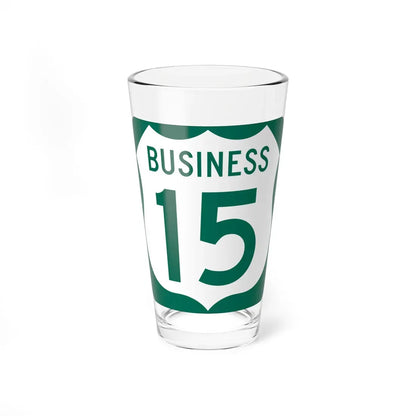 US 15 Business MD (Maryland) (Road Sign) Pint Glass 16oz 16oz - Go Mug Yourself