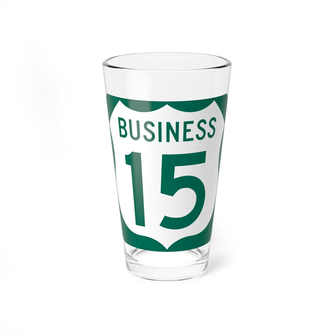 US 15 Business MD (Maryland) (Road Sign) Pint Glss 16oz 16oz - Go Mug Yourself