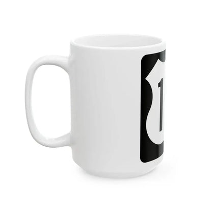 US 151 IA (Iowa) (Road Sign) White Coffee Mug - Go Mug Yourself