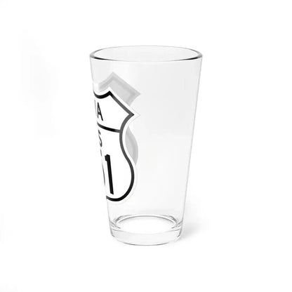 US 151 Iowa 1948 (Iowa) (Road Sign) Pint Glass 16oz - Go Mug Yourself