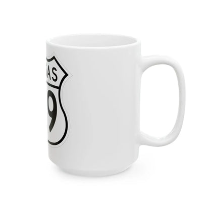US 159 Kansas 1962 (Kansas) (Road Sign) White Coffee Mug - Go Mug Yourself