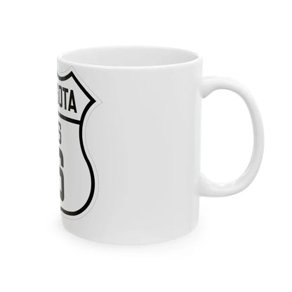 US 16 Minnesota 1926 (Minnesota) (Road Sign) White Coffee Mug - Go Mug Yourself