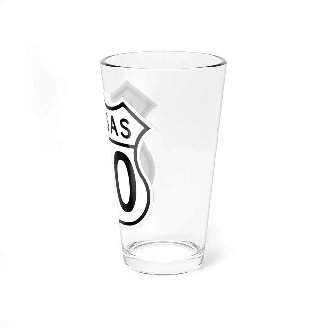 US 160 Kansas 1962 (Kansas) (Road Sign) Pint Glass 16oz - Go Mug Yourself