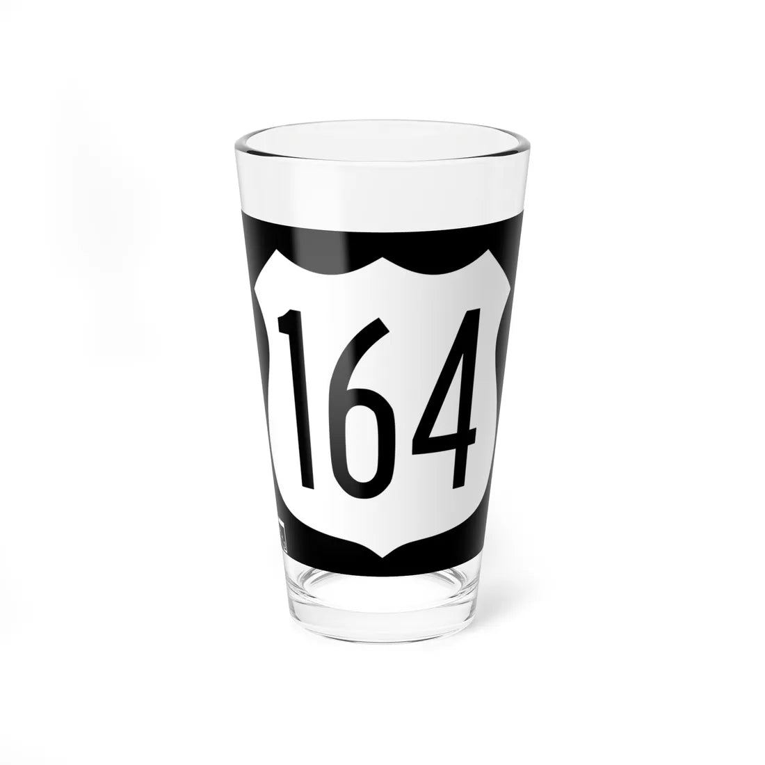 US 164 1963 AZ (Arizona) (Road Sign) Pint Glass 16oz - Go Mug Yourself