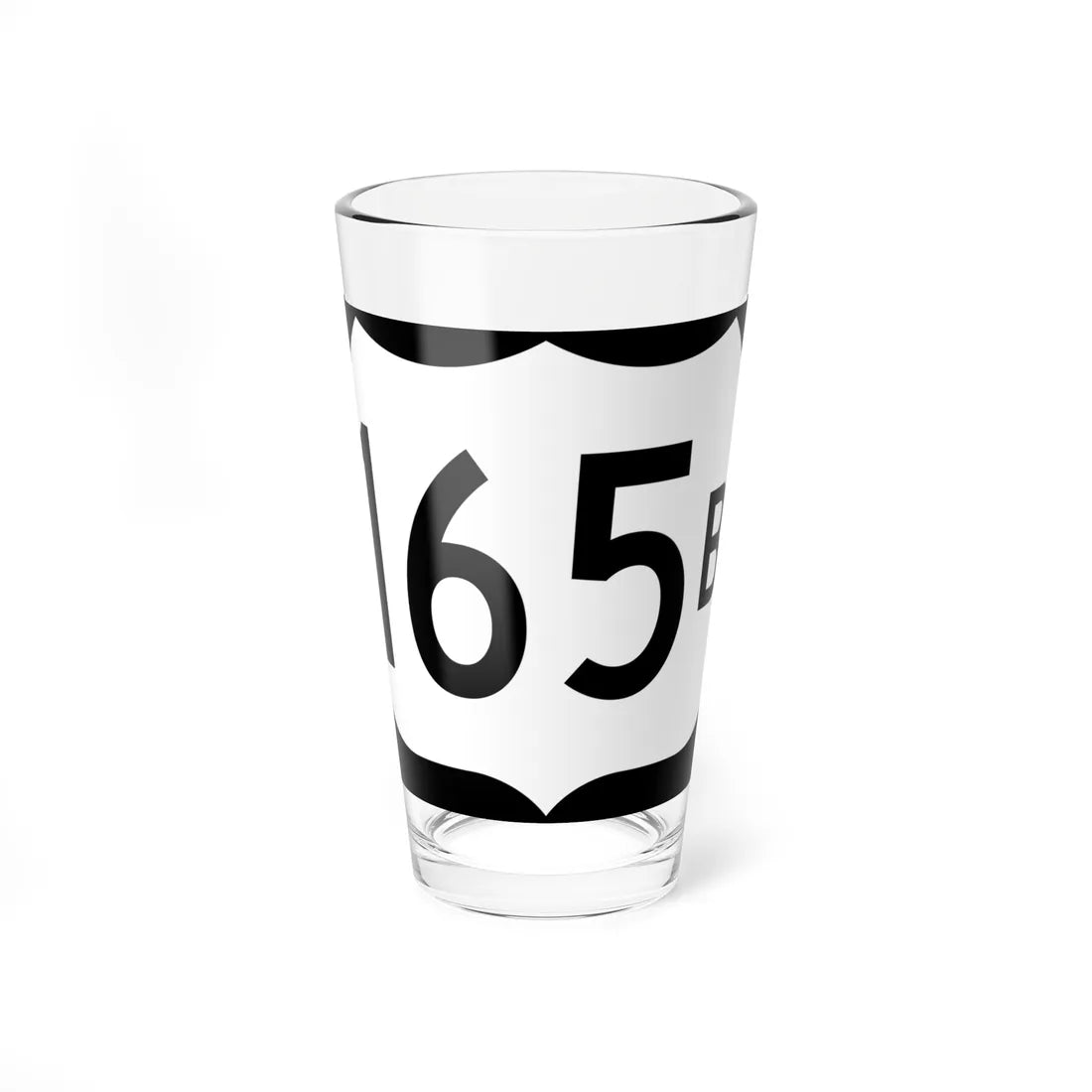 US 165B (Arkansas) (Road Sign) Pint Glass 16oz 16oz - Go Mug Yourself