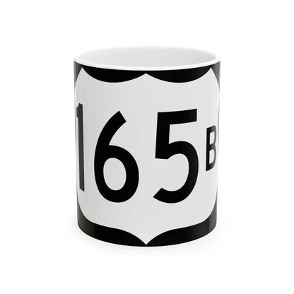 US 165B (Arkansas) (Road Sign) White Coffee Mug 11oz - Go Mug Yourself