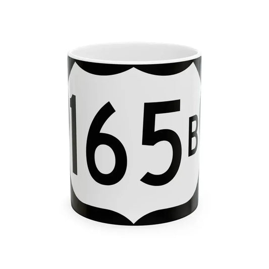 US 165B (Arkansas) (Road Sign) White Coffee Mug 11oz - Go Mug Yourself