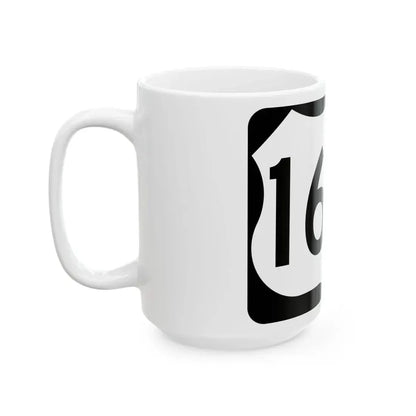 US 165B (Arkansas) (Road Sign) White Coffee Mug - Go Mug Yourself