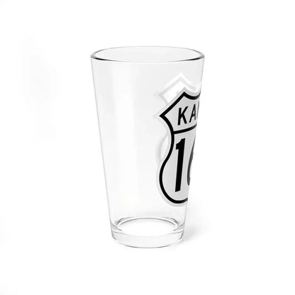 US 166 Kansas 1962 (Kansas) (Road Sign) Pint Glass 16oz - Go Mug Yourself