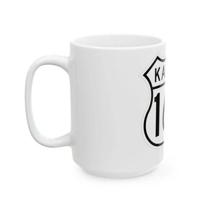 US 166 Kansas 1962 (Kansas) (Road Sign) White Coffee Mug - Go Mug Yourself