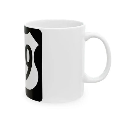 US 169 IA (Iowa) (Road Sign) White Coffee Mug - Go Mug Yourself