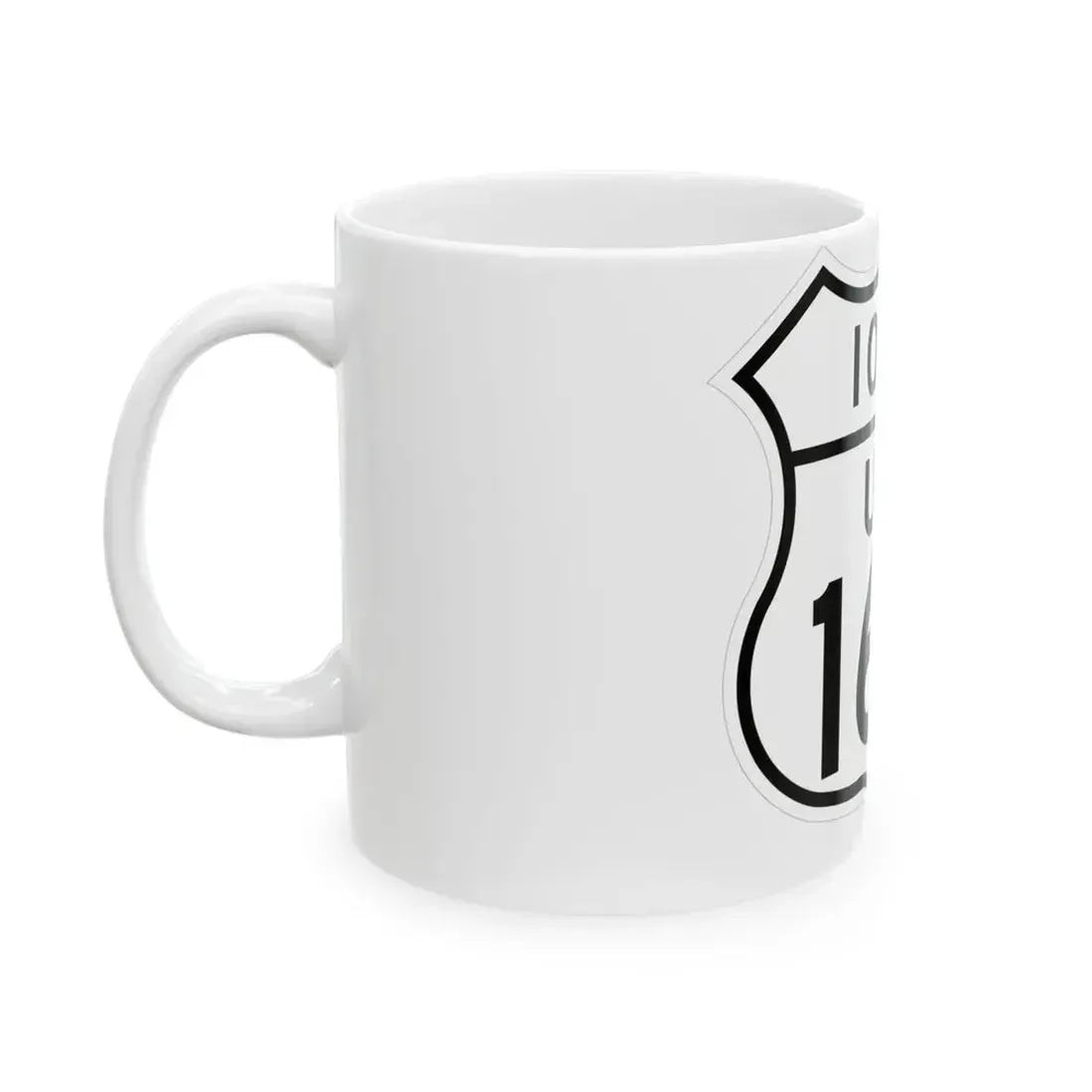US 169 Iowa 1948 (Iowa) (Road Sign) White Coffee Mug - Go Mug Yourself