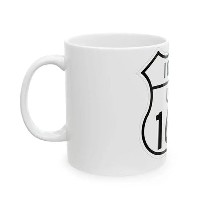 US 169 Iowa 1948 (Iowa) (Road Sign) White Coffee Mug - Go Mug Yourself