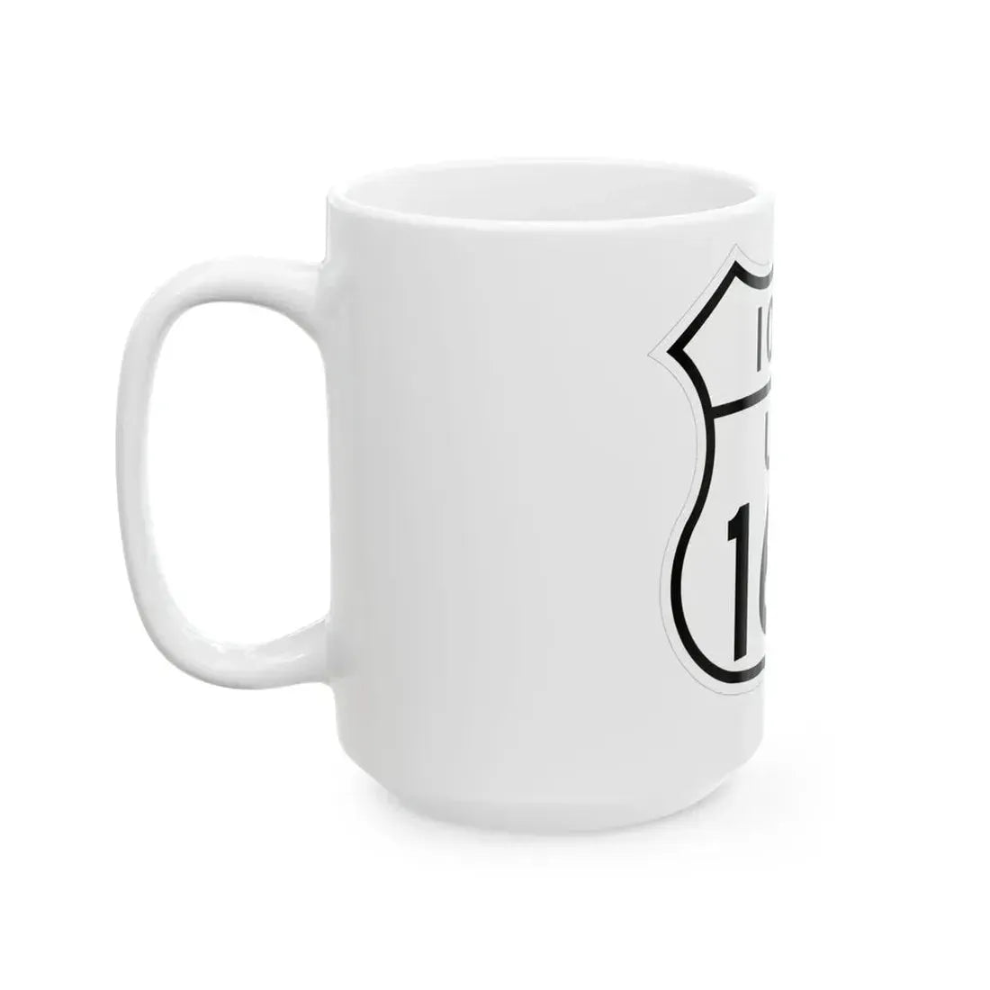 US 169 Iowa 1948 (Iowa) (Road Sign) White Coffee Mug - Go Mug Yourself