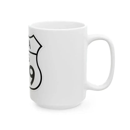 US 169 Iowa 1948 (Iowa) (Road Sign) White Coffee Mug - Go Mug Yourself