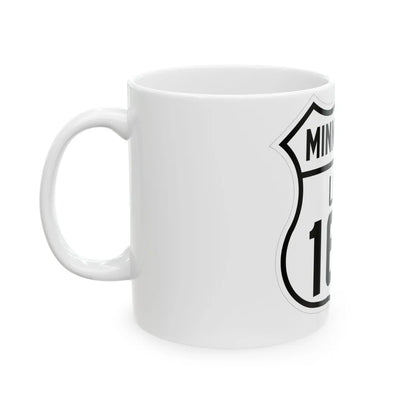 US 169 Minnesota 1926 (Minnesota) (Road Sign) White Coffee Mug - Go Mug Yourself