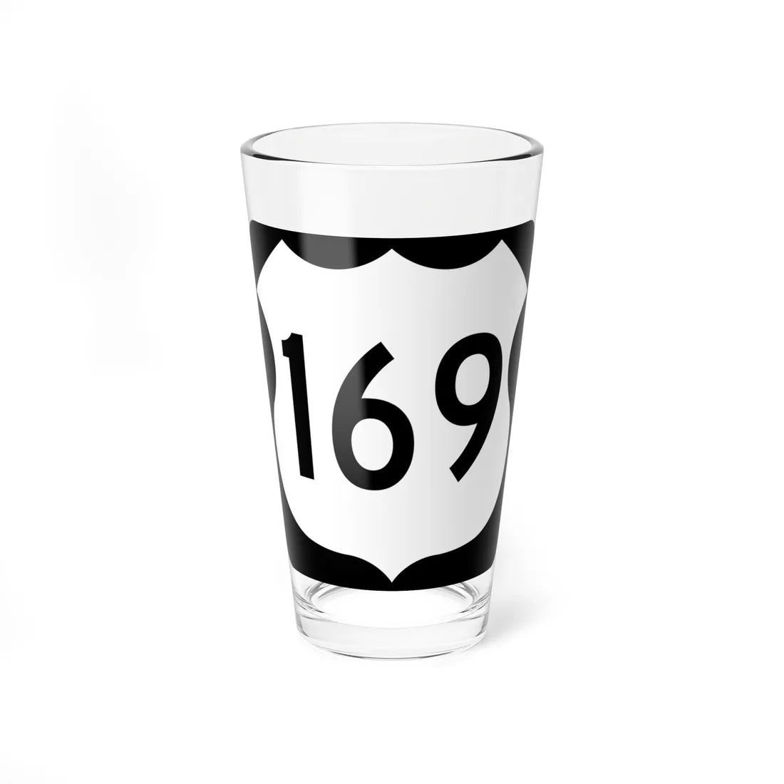 US 169 MN 1961 (Minnesota) (Road Sign) Pint Glass 16oz - Go Mug Yourself