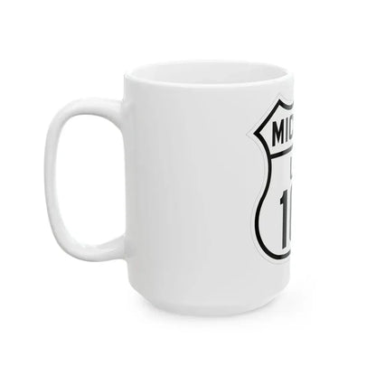 US 16A Michigan 1926 (Michigan) (Road Sign) White Coffee Mug - Go Mug Yourself