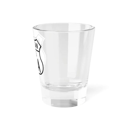 US 16A Michigan 1948 (Michigan) (Road Sign) Shot Glass 1.5oz - Go Mug Yourself