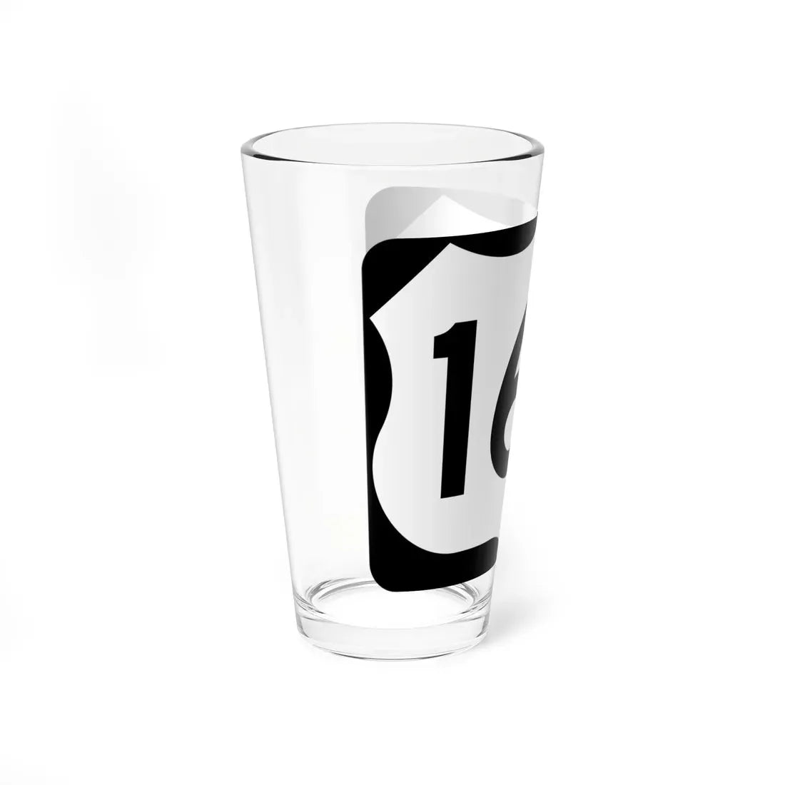 US 16A (South Dakota) (Road Sign) Pint Glass 16oz - Go Mug Yourself