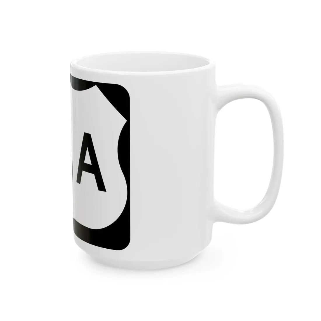 US 16A (South Dakota) (Road Sign) White Coffee Mug - Go Mug Yourself