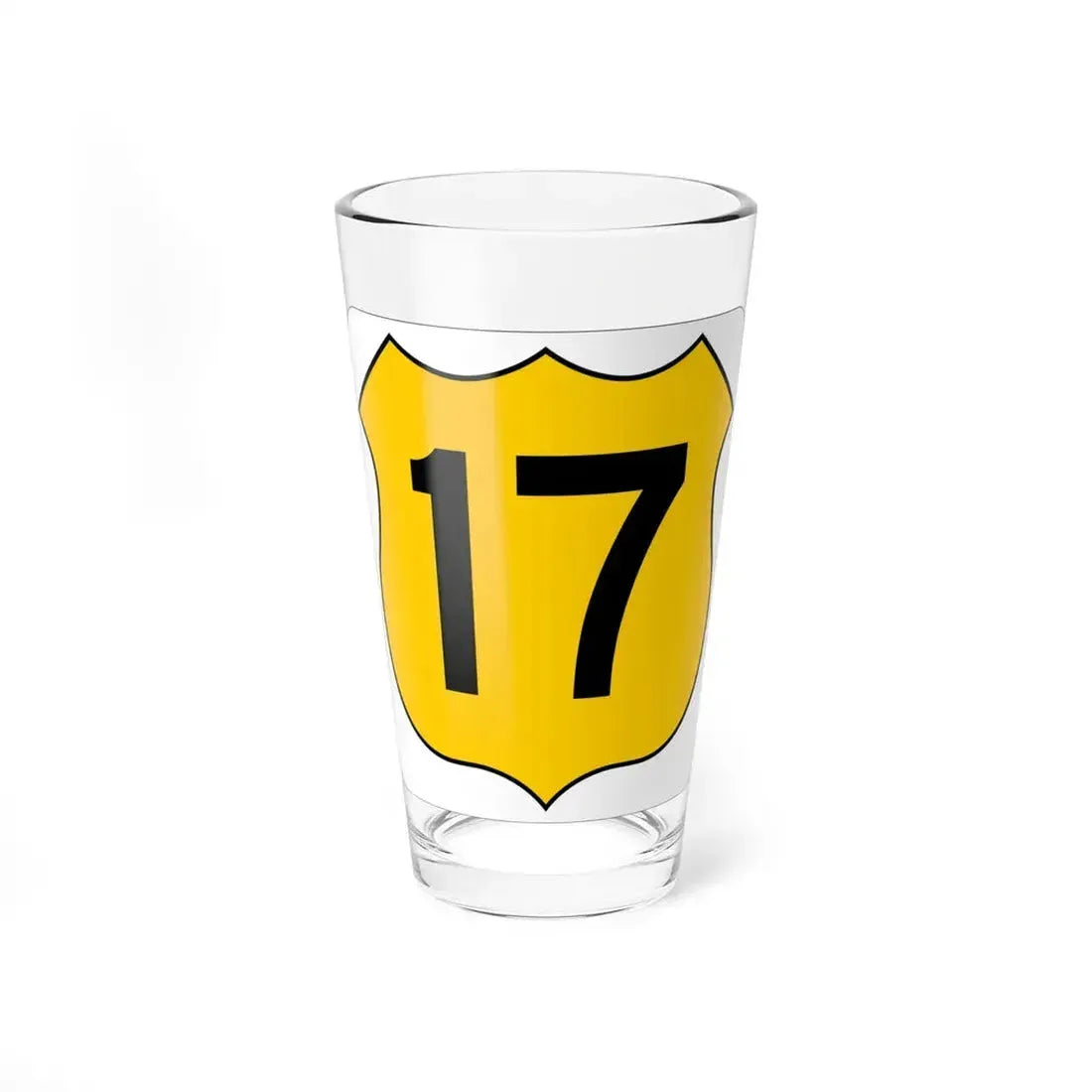 US 17 FL (Florida) (Road Sign) Pint Glass 16oz 16oz - Go Mug Yourself