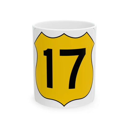 US 17 FL (Florida) (Road Sign) White Coffee Mug 11oz - Go Mug Yourself