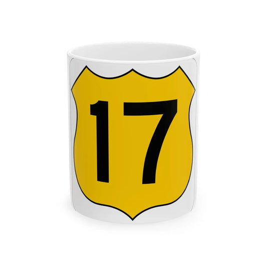 US 17 FL (Florida) (Road Sign) White Coffee Mug 11oz - Go Mug Yourself