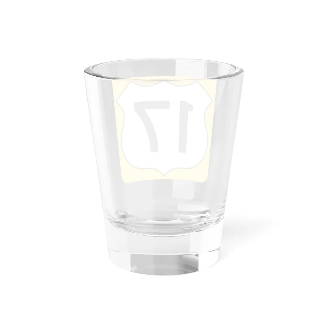US 17 FL reversed (Florida) (Road Sign) Shot Glass 1.5oz - Go Mug Yourself