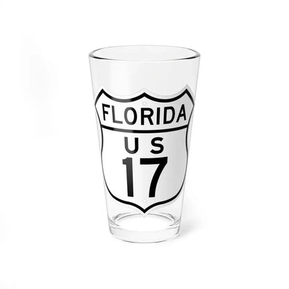 US 17 Florida 1948 (Florida) (Road Sign) Pint Glass 16oz 16oz - Go Mug Yourself