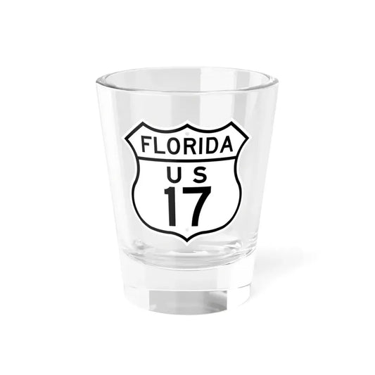 US 17 Florida 1948 (Florida) (Road Sign) Shot Glass 1.5oz 1.5oz - Go Mug Yourself