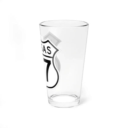 US 177 Kansas 1962 (Kansas) (Road Sign) Pint Glass 16oz - Go Mug Yourself