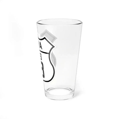 US 18 Iowa 1926 (Iowa) (Road Sign) Pint Glass 16oz - Go Mug Yourself