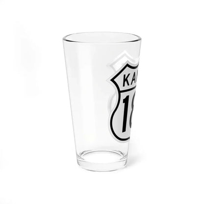 US 183 Kansas 1962 (Kansas) (Road Sign) Pint Glss 16oz - Go Mug Yourself