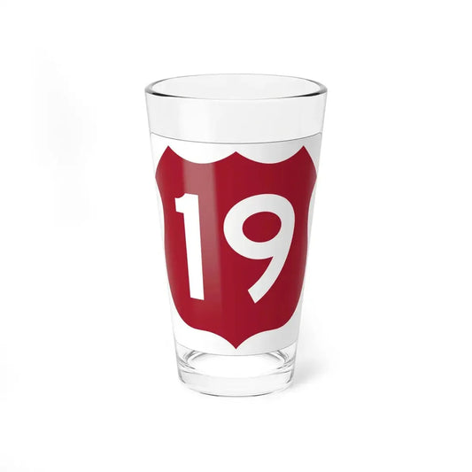 US 19 FL (Florida) (Road Sign) Pint Glss 16oz 16oz - Go Mug Yourself