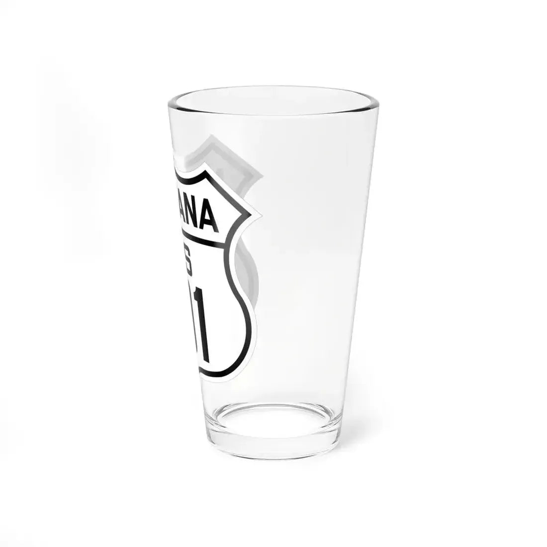 US 191 Montana 1926 (Montana) (Road Sign) Pint Glass 16oz - Go Mug Yourself