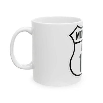 US 191 Montana 1926 (Montana) (Road Sign) White Coffee Mug - Go Mug Yourself