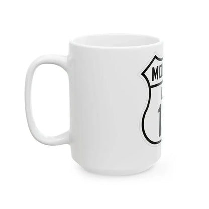 US 191 Montana 1926 (Montana) (Road Sign) White Coffee Mug - Go Mug Yourself