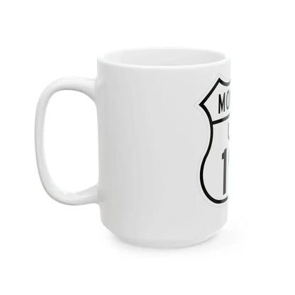 US 191 Montana 1948 (Montana) (Road Sign) White Coffee Mug - Go Mug Yourself