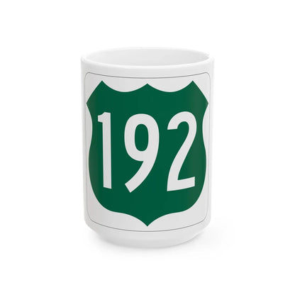 US 192 FL (Florida) (Road Sign) White Coffee Mug 15oz - Go Mug Yourself